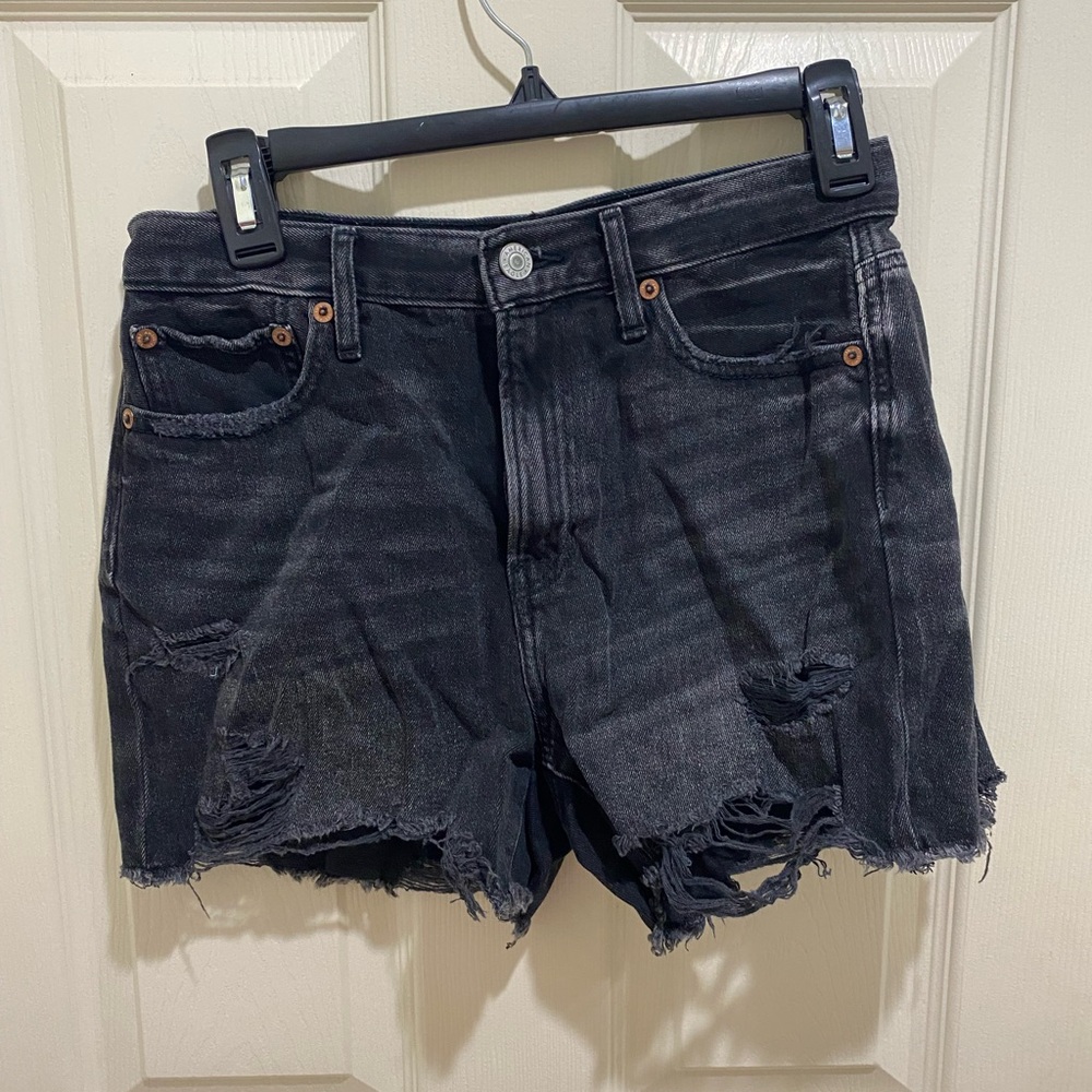 American Eagle Outfitters Black Cutoff Shorts Size 4